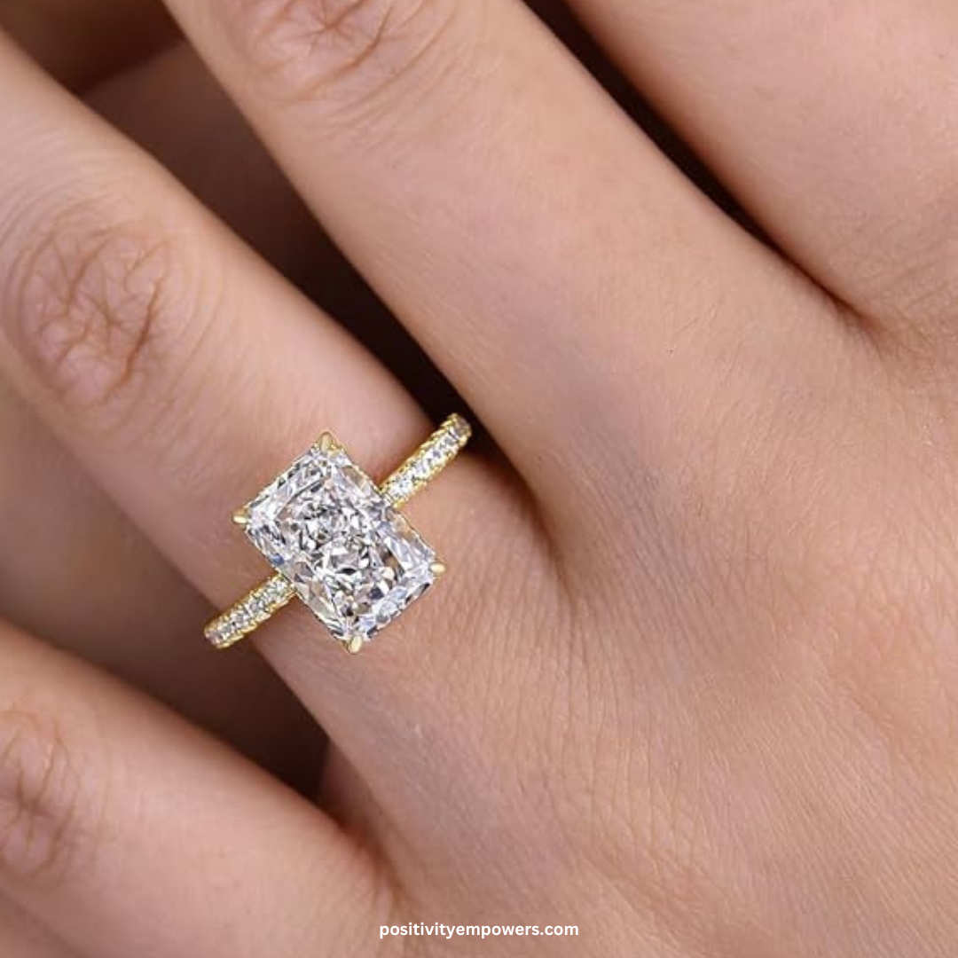 radiant cut diamond ring