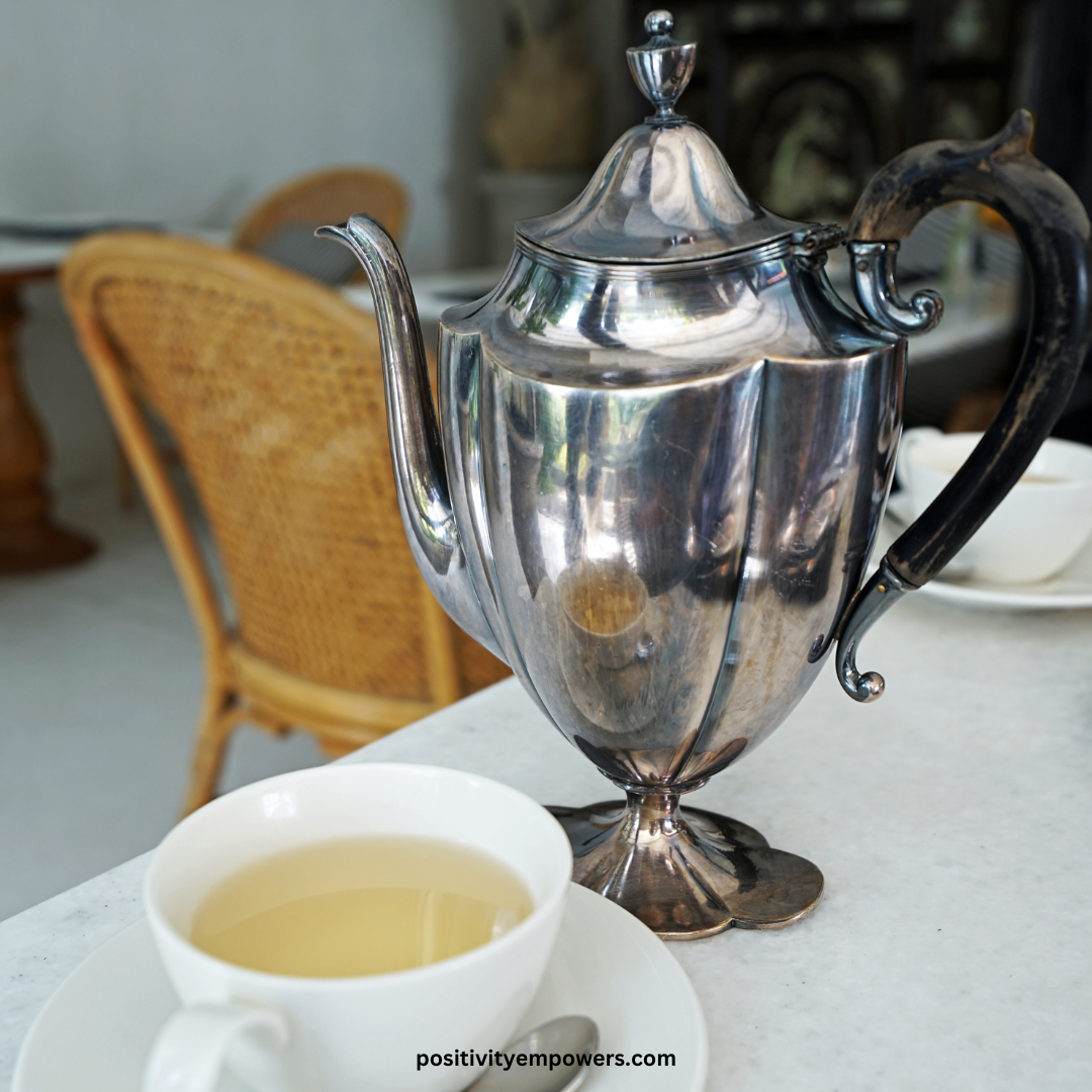 stainless steel teapot