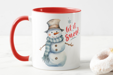 snowman mug