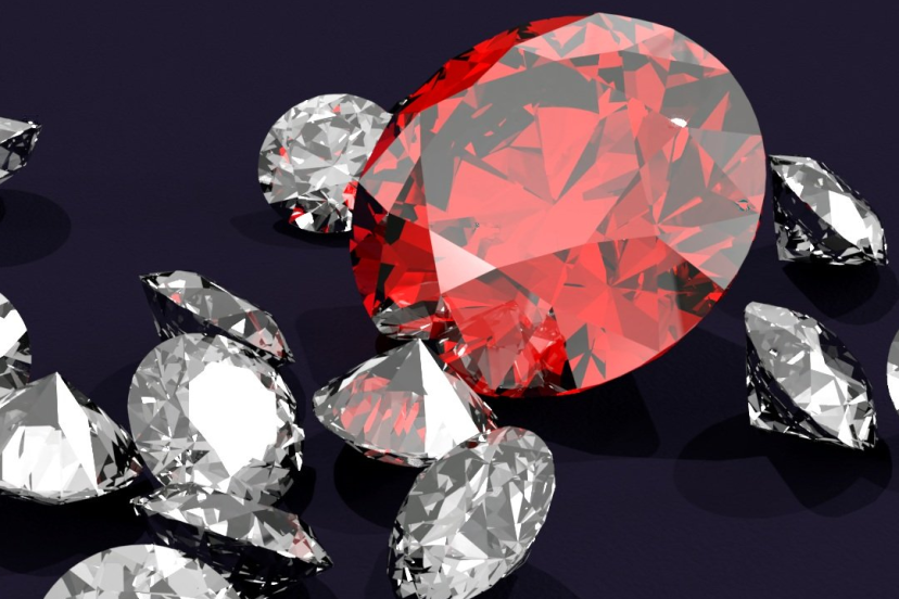 red diamonds