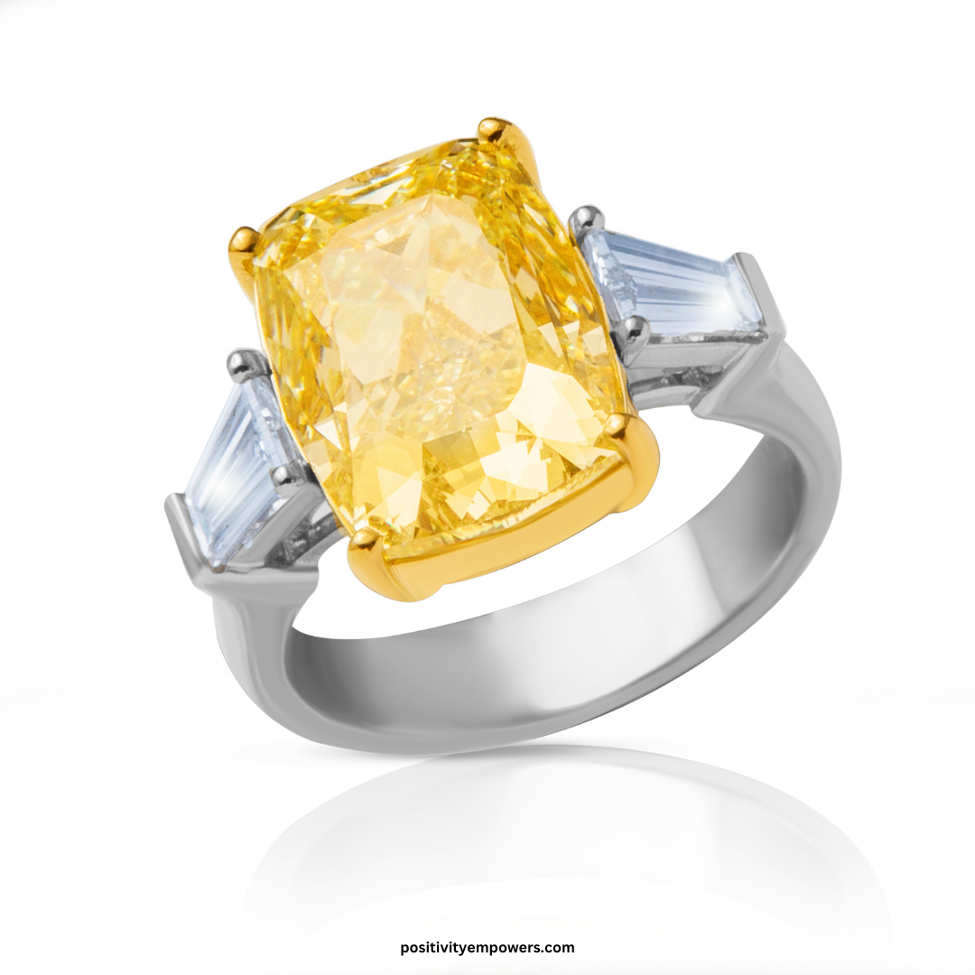 yellow diamond ring