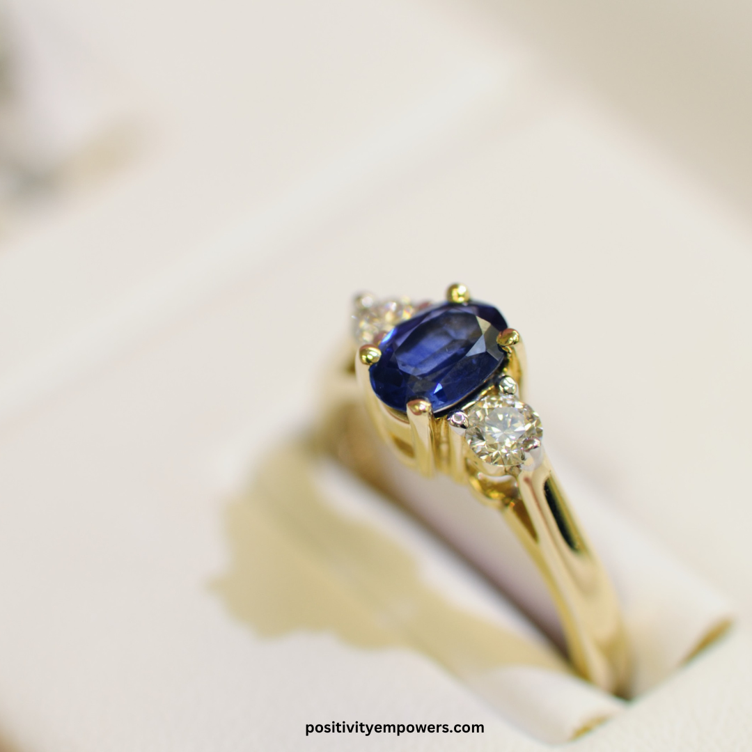 blue sapphire ring