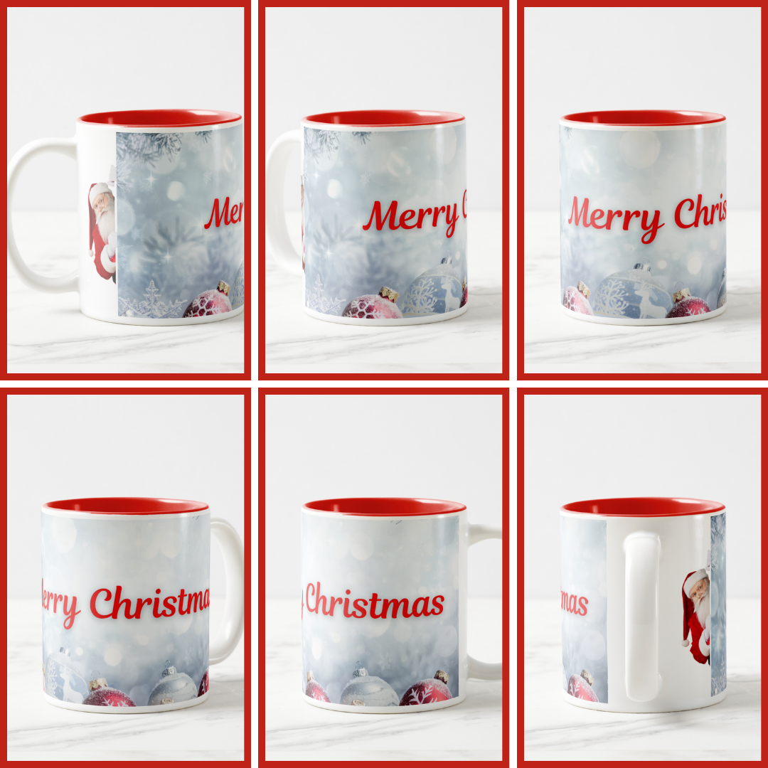 santa christmas mugs